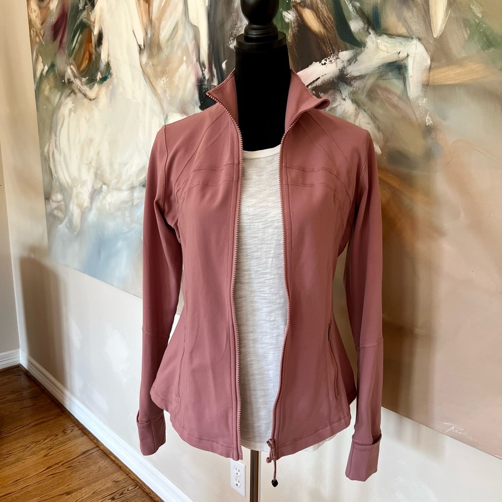 Lululemon Zip-Up Mulberry Jacket, Size 10